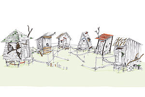 Village Bird`s Houses with Accommodation 50.48.