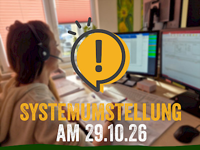 **Am 29.10.26 nur eingeschränkt erreichbar!**