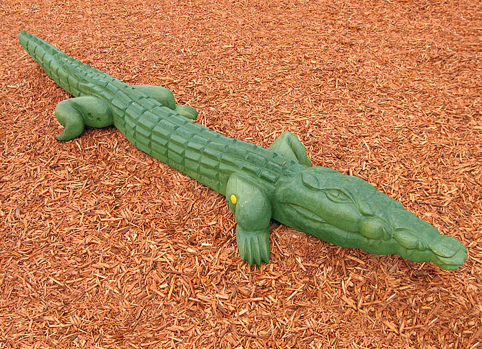 Balanciertier Krokodil