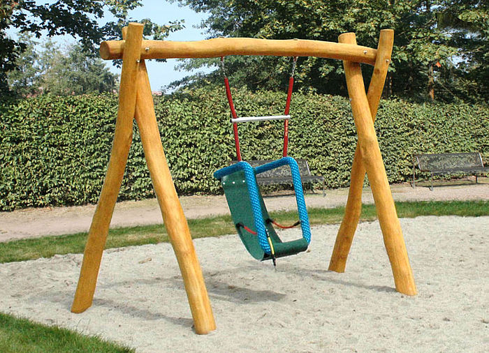 Swing for the Disabled made of Robinia wood