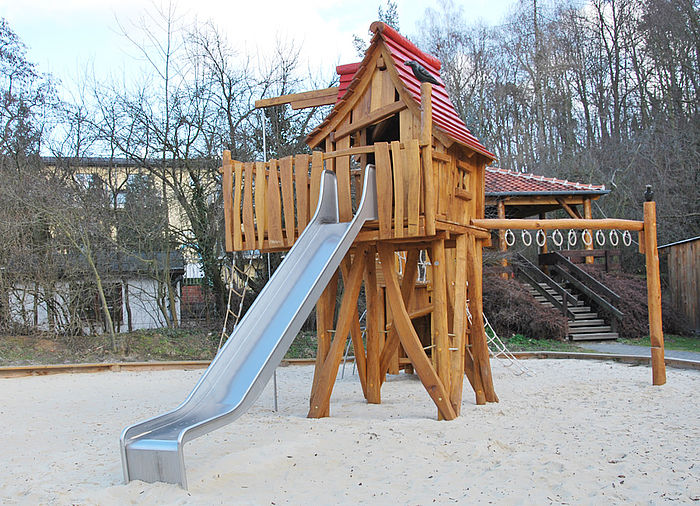 Playground equipment for theme  Wich made of Robinia wood