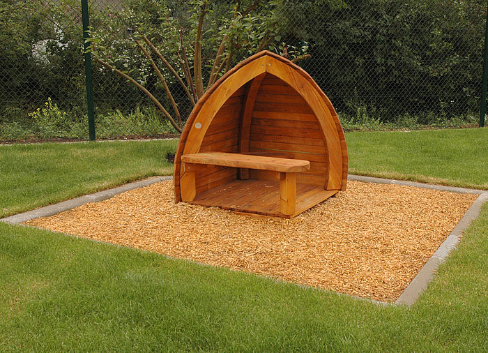 Small Shed made of Robinia wood