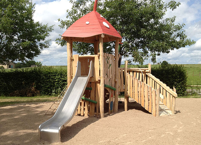 Slide tower Gnome House  - suitable for kindergarden