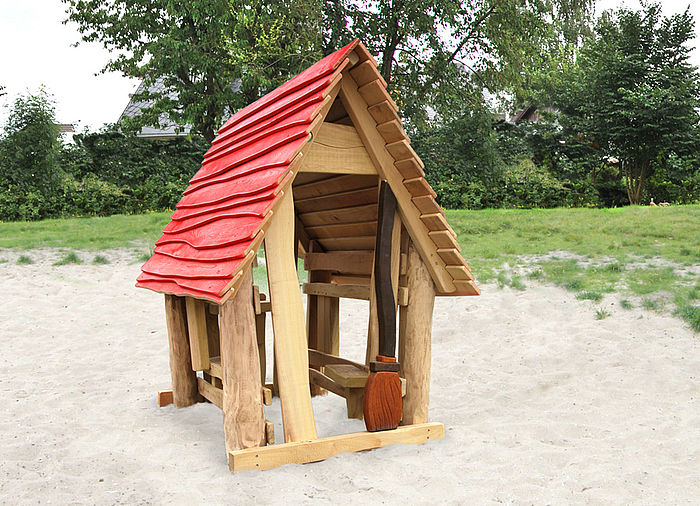 Spielhaus aus Robinienholz