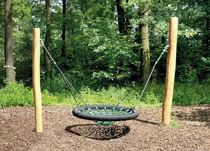 Robinia wood – Swing with Swing nest