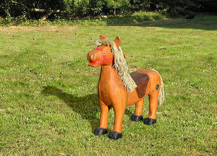 Cute horse made of wood, Playfigure suitable for toddler