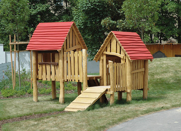 Old town  Playhouseconsisting of 2 playhouses