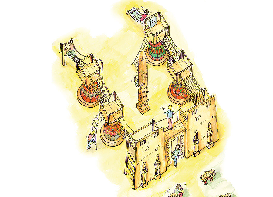 Spielkombination Karnak-Tempel Art.-Nr. 50.26.03.