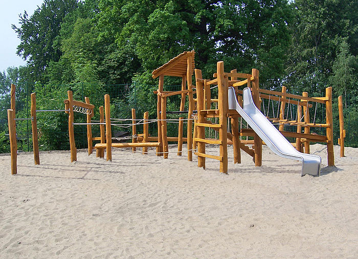 Climbing Forest with slide