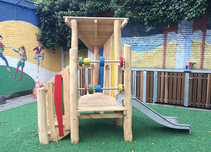 Toddler's Play Tower with Slide