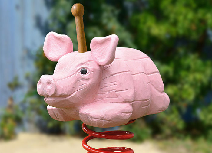 Spring animal Pig from Ziegler Playgrounds