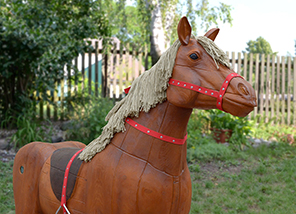 Carved animal Play horse